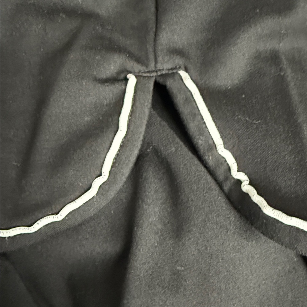 Max Studio Black Top with White Accents - Picture 6 of 6